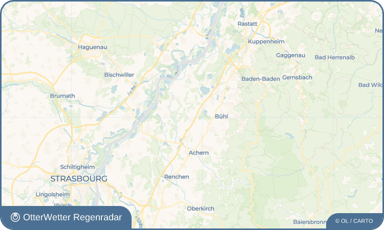 OtterWetter Regenradar-Widget Zell