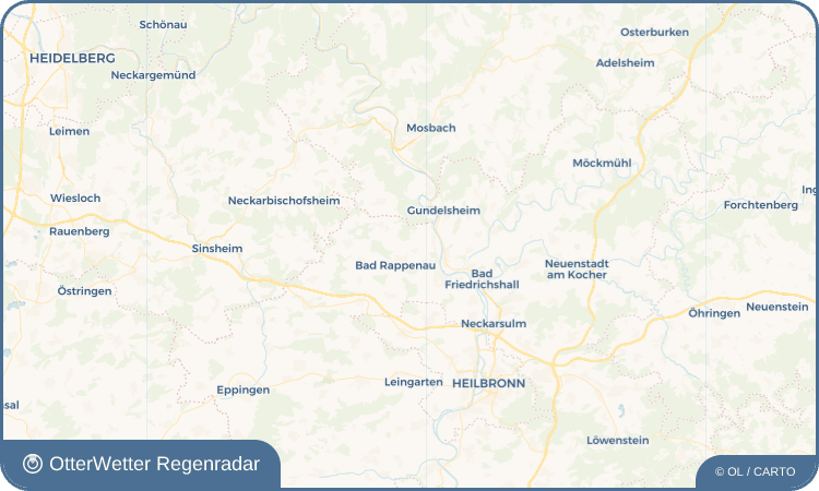 Wetter-Widget-Vorschau mit Vorhersagedaten für Zimmerhof