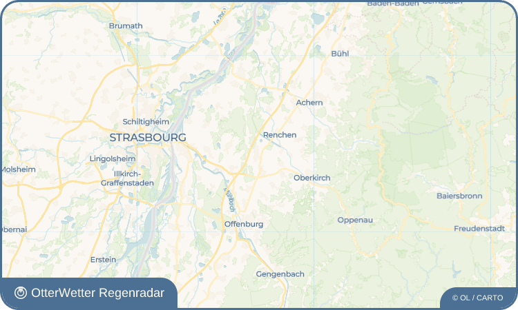 OtterWetter Regenradar-Widget Zimmern