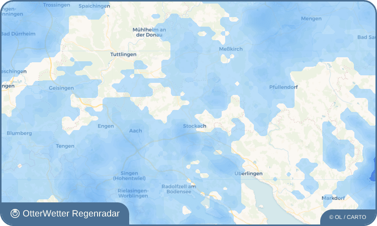 OtterWetter Regenradar-Widget Zizenhausen