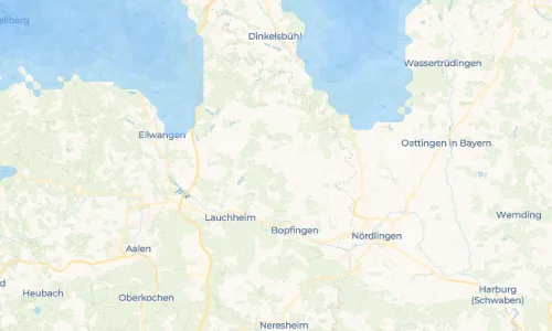 Regenradar-Vorschau: aktuelle Niederschläge in Zöbingen und Umgebung