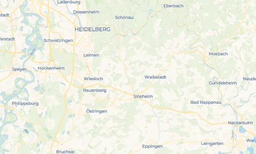 Regenradar Vorschaubild - Aktuelle Niederschläge in Zuzenhausen und Umgebung