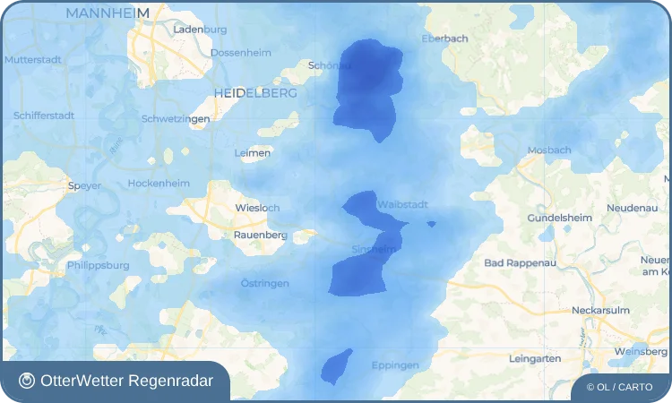 Widget-Vorschau für Zuzenhausen Wetter-Widget-Vorschau mit Vorhersagedaten für Zuzenhausen