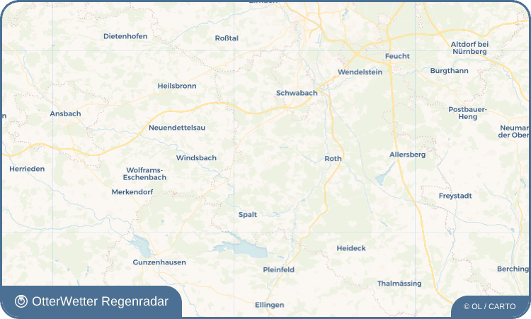 OtterWetter Regenradar-Widget Abenberg