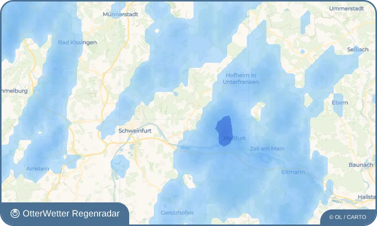 Wetter-Widget-Vorschau mit Vorhersagedaten für Abersfeld