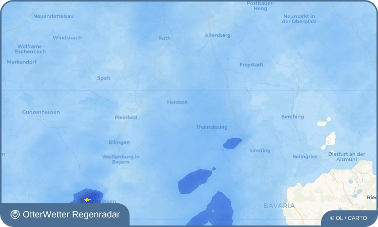 OtterWetter Regenradar-Widget Aberzhausen