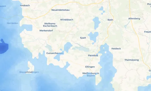 Regenradar Vorschaubild - Aktuelle Niederschläge in Absberg und Umgebung