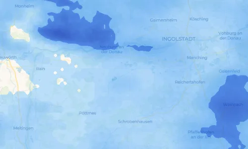 Regenradar Vorschaubild - Aktuelle Niederschläge in Ach und Umgebung