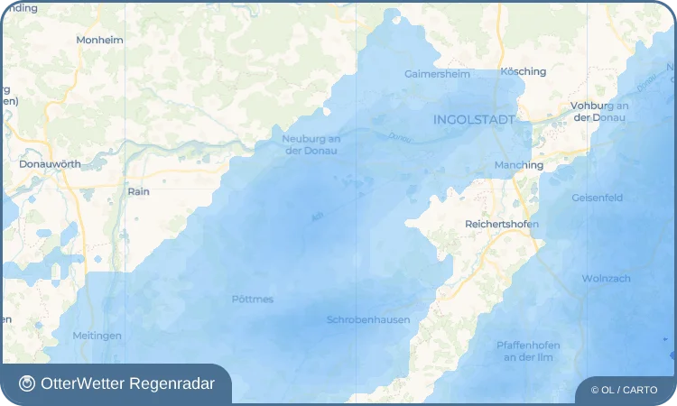 Widget-Vorschau für Ach Wetter-Widget-Vorschau mit Vorhersagedaten für Ach