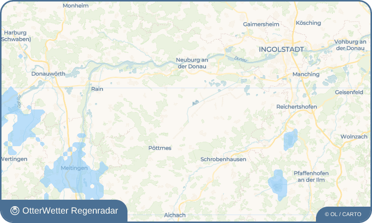 OtterWetter Regenradar-Widget Achhäuser