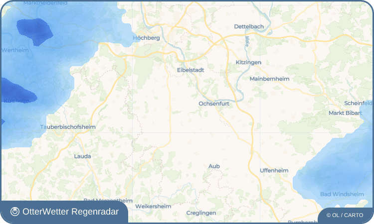 OtterWetter Regenradar-Widget Acholshausen