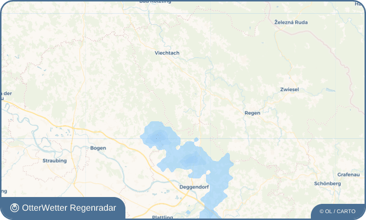 Wetter-Widget-Vorschau mit Vorhersagedaten für Achslach