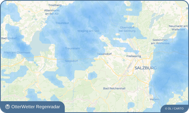 OtterWetter Regenradar-Widget Achthal