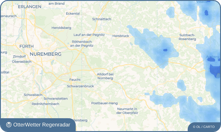 OtterWetter Regenradar-Widget Adelheim
