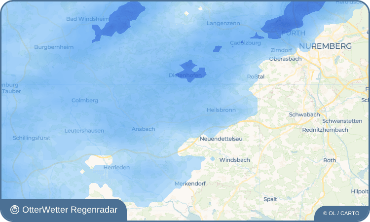 OtterWetter Regenradar-Widget Adelmannssitz