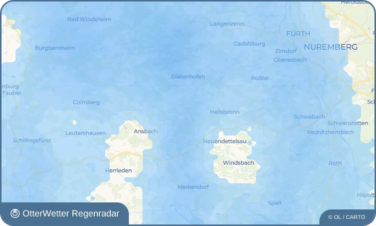 Wetter-Widget-Vorschau mit Vorhersagedaten für Adelmannssitz