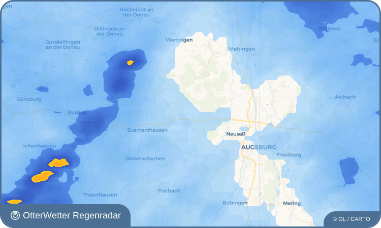 OtterWetter Regenradar-Widget Adelsried