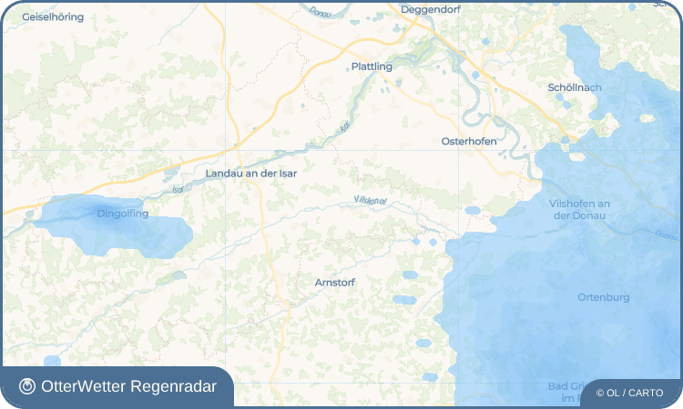OtterWetter Regenradar-Widget Adldorf