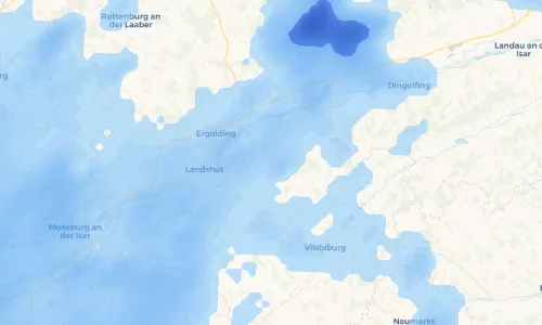 Regenradar Vorschaubild - Aktuelle Niederschläge in Adlkofen und Umgebung