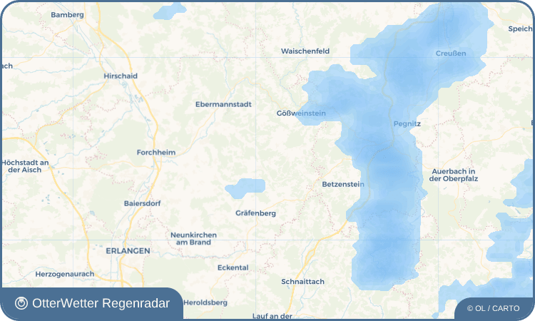 OtterWetter Regenradar-Widget Affalterthal