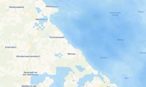 Regenradar Vorschaubild - Aktuelle Niederschläge in Ahornberg und Umgebung