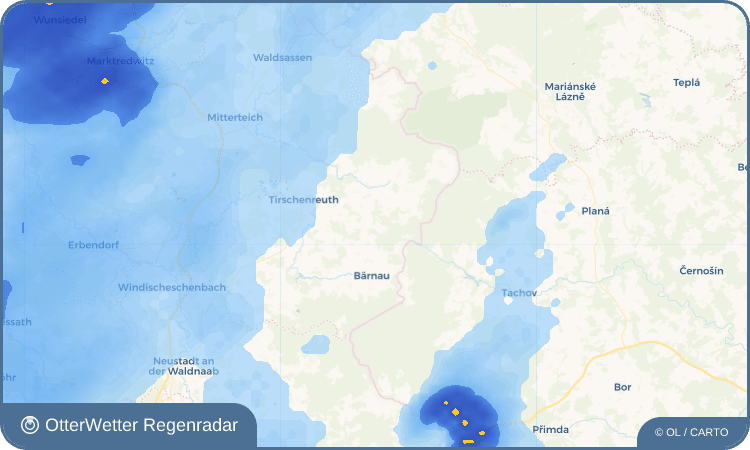 OtterWetter Regenradar-Widget Ahornberg