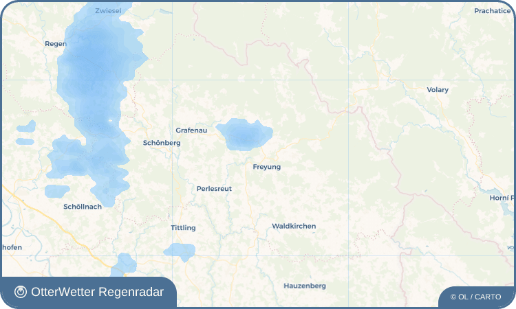 OtterWetter Regenradar-Widget Ahornöd