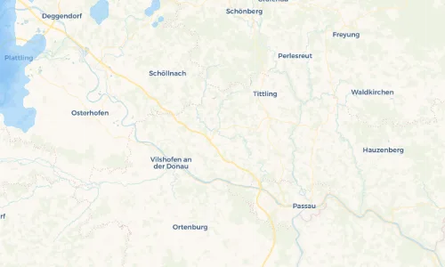 Regenradar Vorschaubild - Aktuelle Niederschläge in Aicha vorm Wald und Umgebung