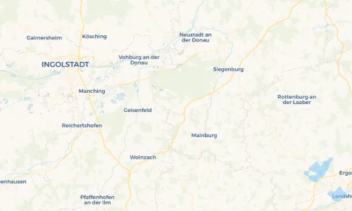 Regenradar Vorschaubild - Aktuelle Niederschläge in Aiglsbach und Umgebung