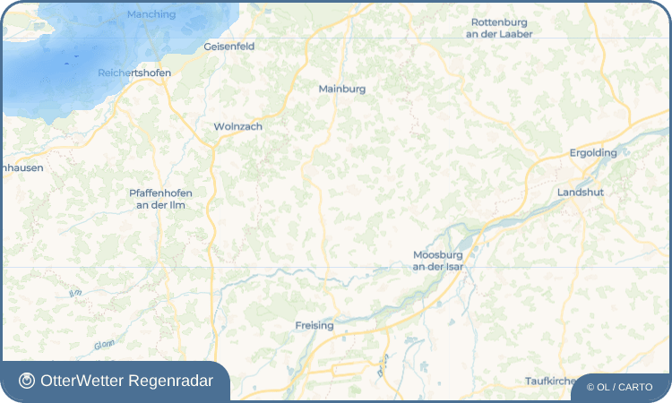 OtterWetter Regenradar-Widget Aiglsdorf