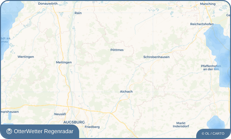 OtterWetter Regenradar-Widget Ainertshofen