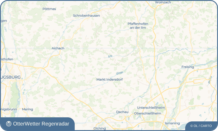OtterWetter Regenradar-Widget Ainhofen