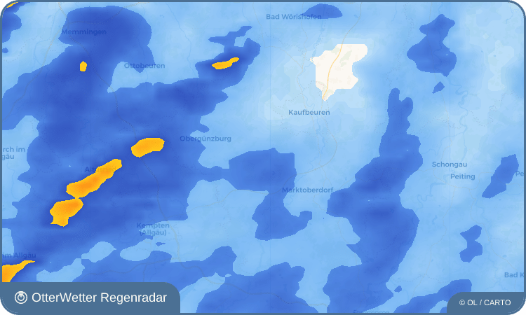OtterWetter Regenradar-Widget Aitrang