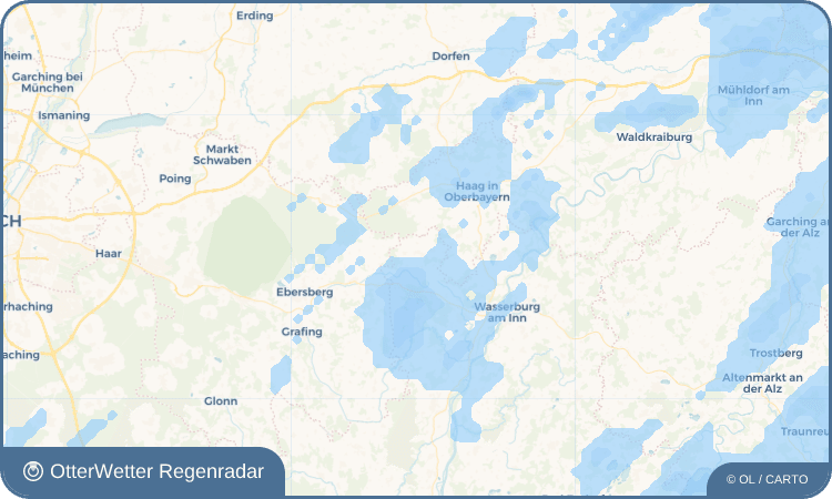 Widget-Vorschau für Albaching Wetter-Widget-Vorschau mit Vorhersagedaten für Albaching
