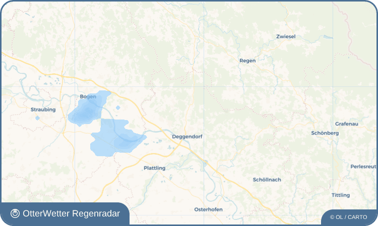 OtterWetter Regenradar-Widget Alberting
