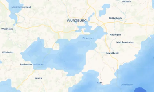 Regenradar-Vorschau: aktuelle Niederschläge in Albertshausen und Umgebung