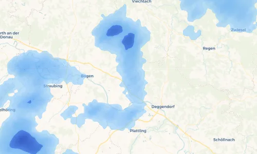 Regenradar Vorschaubild - Aktuelle Niederschläge in Albertsried und Umgebung