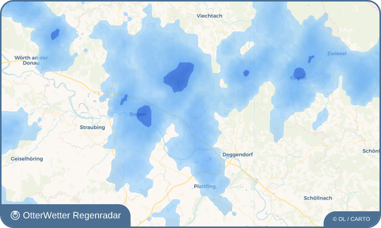 Wetter-Widget-Vorschau mit Vorhersagedaten für Albertsried
