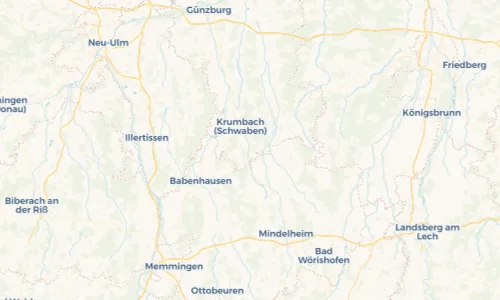 Regenradar Vorschaubild - Aktuelle Niederschläge in Aletshausen und Umgebung