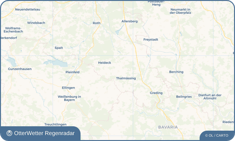 OtterWetter Regenradar-Widget Alfershausen