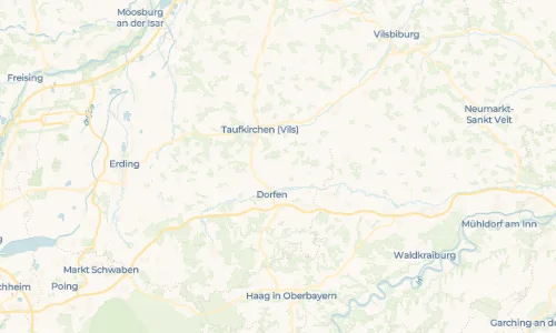 Regenradar-Vorschau: aktuelle Niederschläge in Algasing und Umgebung