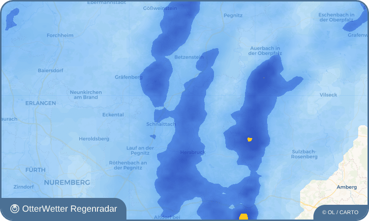 Widget-Vorschau für Algersdorf Wetter-Widget-Vorschau mit Vorhersagedaten für Algersdorf