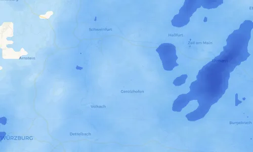 Regenradar Vorschaubild - Aktuelle Niederschläge in Alitzheim und Umgebung
