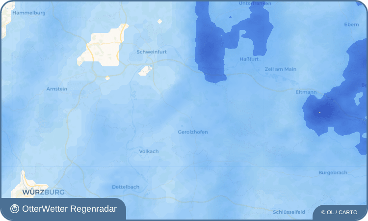 OtterWetter Regenradar-Widget Alitzheim