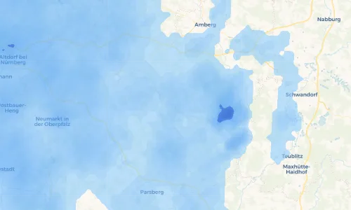 Regenradar Vorschaubild - Aktuelle Niederschläge in Allersburg und Umgebung