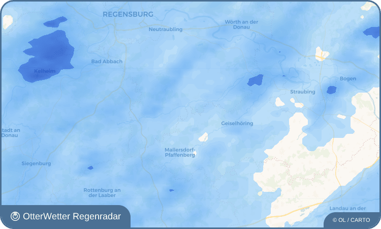 Wetter-Widget-Vorschau mit Vorhersagedaten für Allkofen