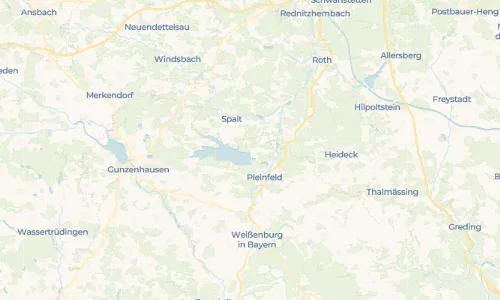 Regenradar Vorschaubild - Aktuelle Niederschläge in Allmannsdorf und Umgebung