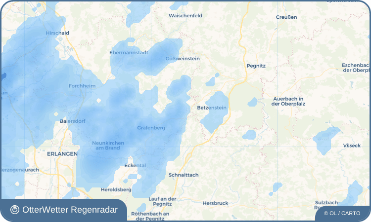 OtterWetter Regenradar-Widget Almos