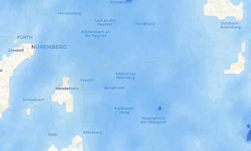 Regenradar Vorschaubild - Aktuelle Niederschläge in Altdorf bei Nürnberg und Umgebung