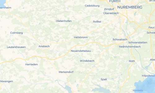 Regenradar Vorschaubild - Aktuelle Niederschläge in Altendettelsau und Umgebung